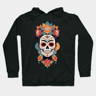 Frida's Calavera: Sugar Skull Illustration Hoodie